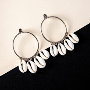 Boucles d'oreilles Coquillage Cauri