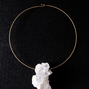 Collier Druse de Quartz Blanc