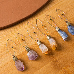 Boucles d'oreilles Pierre Naturelles