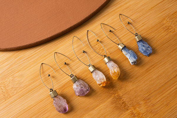 Boucles d'oreilles Pierre Naturelles