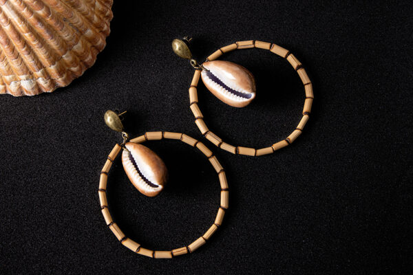 Boucles d'oreilles Bambou