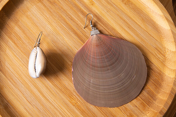 Boucle d'oreilles Cauri et Coquillage